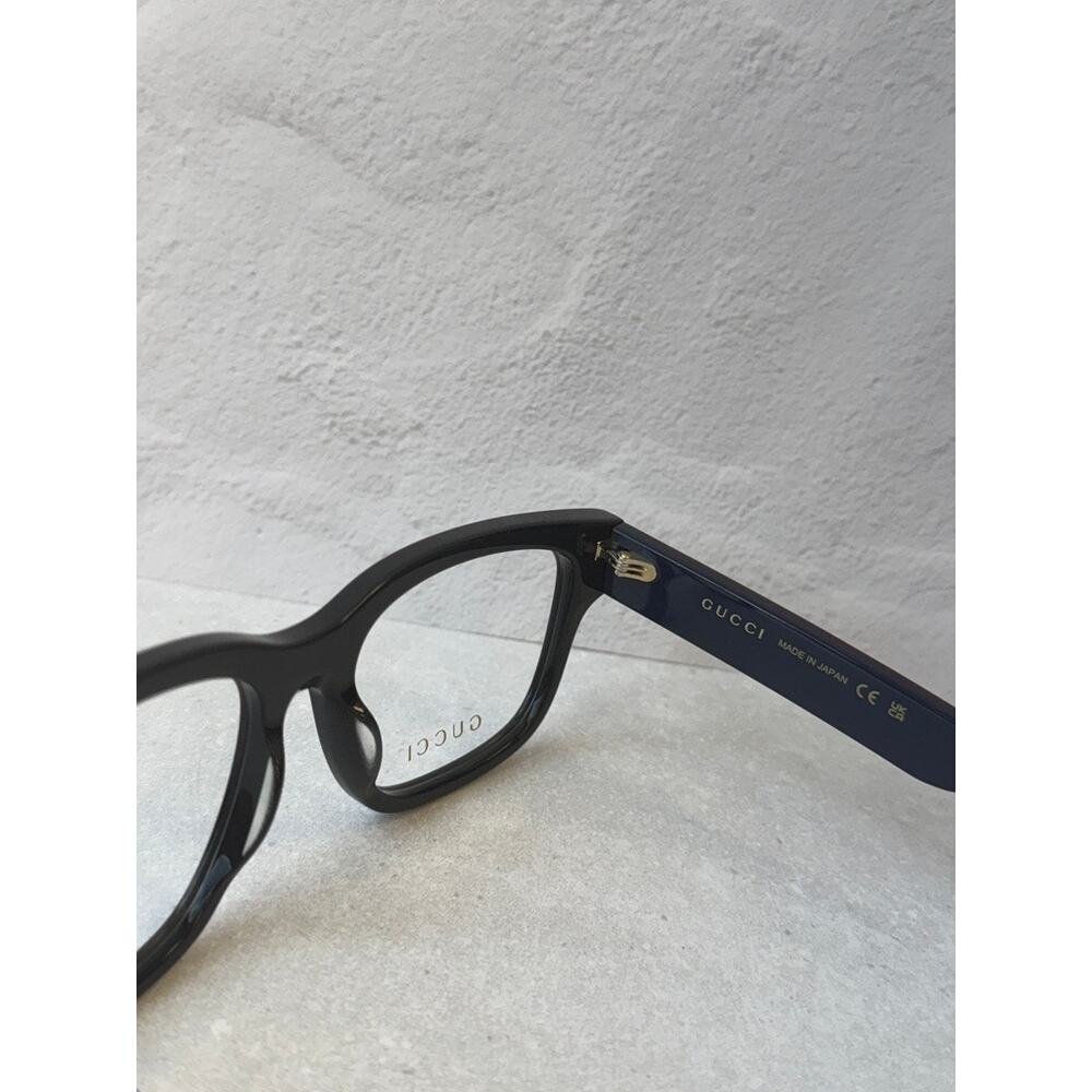 NEW Gucci GG1303O 003 Black Unisex Eyeglasses Frames - Picture 9 of 10